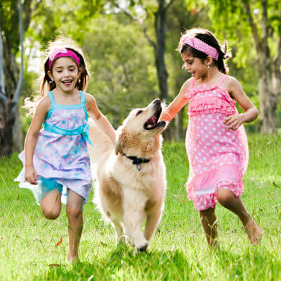 Best Friends Animal Hospital - Girls & Dog